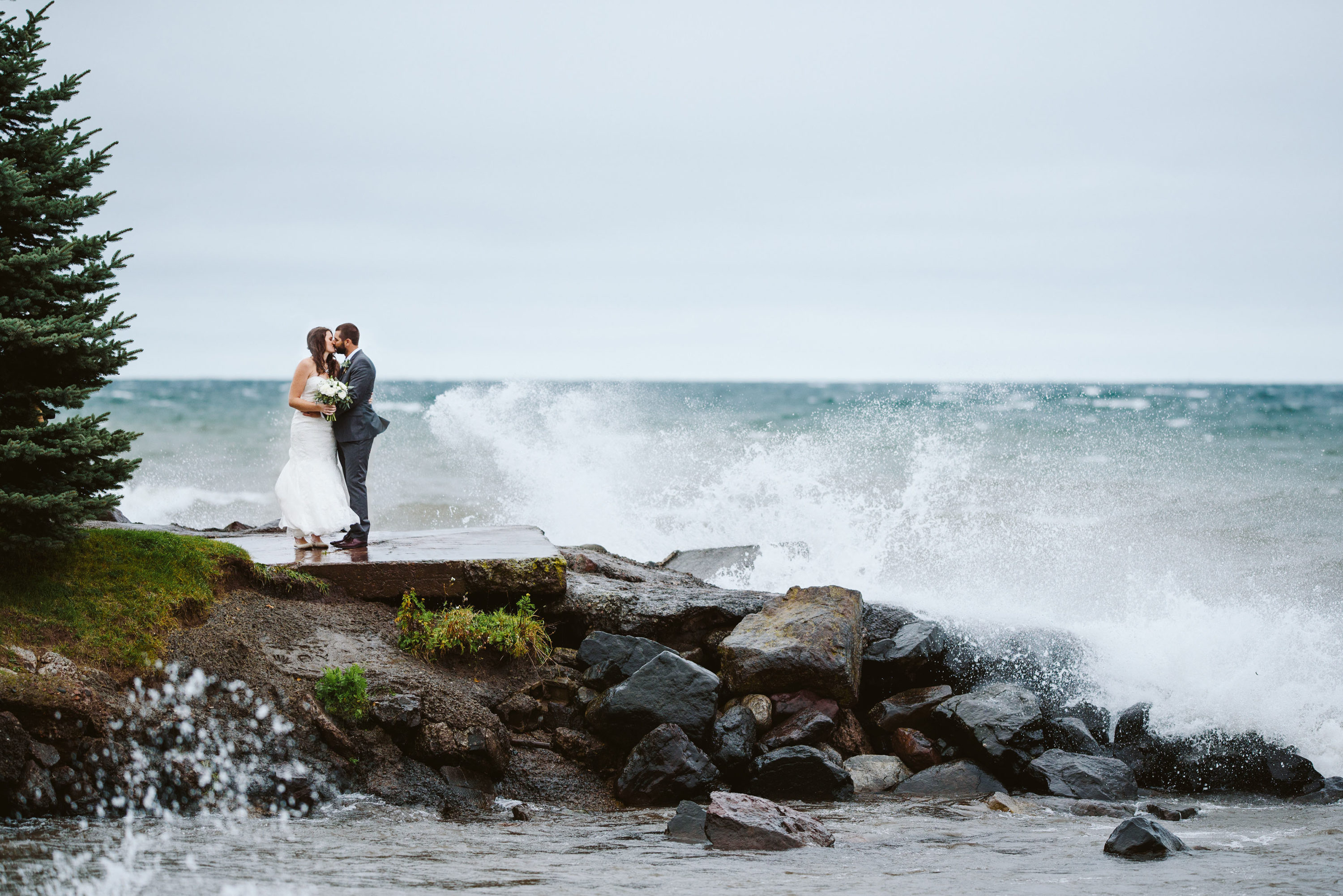 Lake Superior Waves Wedding