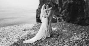 Lake Superior Wedding Couple